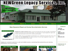 Tablet Screenshot of newgreenlsi.com